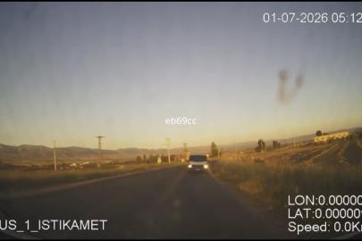 Muş’ta ters yönde ilerlerken ambulansın kamerasına takılan sürücüye ceza