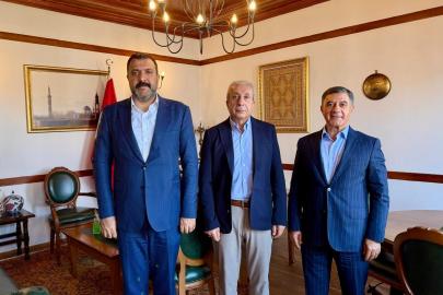 Mustafa Fidan ve Engin Yeşil’den Mehmet Mehdi Eker’e Ziyaret