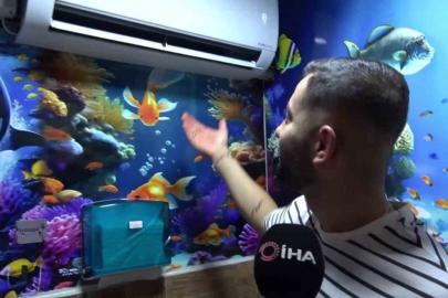 Müşterileri terlemesin diye iş yerinin 2 buçuk metrekarelik tuvaletine klima taktırdı