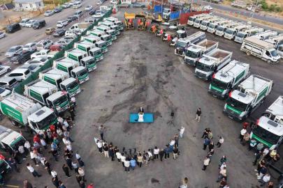 Onikişubat Belediyesi 200 milyon liralık yatırımla 30 yeni hizmet aracı aldı