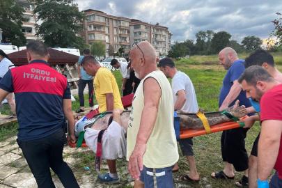 Ordu’da denizde akıntıya kapılan 3 kişi kurtarıldı