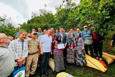 Ordu’da yaklaşık 1 ton fındık cami ihtiyaçları için toplandı
