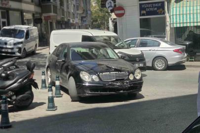 Orhangazi’de otomobille çarpışan motosikletli yaralandı