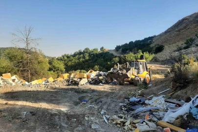 Orman sahasına atık döken şahsa ceza