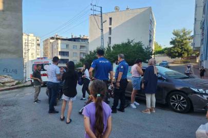 Otomobille motosiklet çarpıştı: 1 yaralı