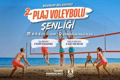 Plaj Voleybolu Şenliği Gündoğan’da