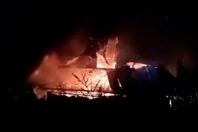 Pokut Yaylası’nda çıkan yangında 1 işletme kül oldu