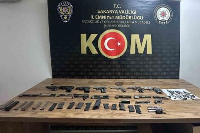 Sakarya’da silah imalathanesine döndürülen eve operasyon: 1 gözaltı