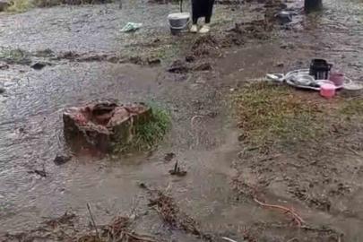 Samsun’a giden fındık işçilerini yağmur vurdu
