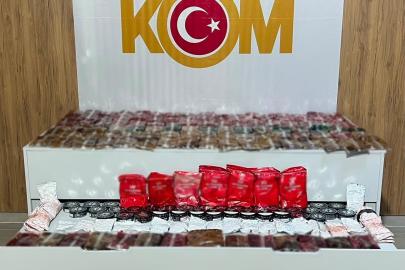 Samsun’da 179 kilo kaçak nargile tütünü ele geçirildi