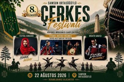 Samsun’da 8. Geleneksel Çerkes Festivali yapılacak