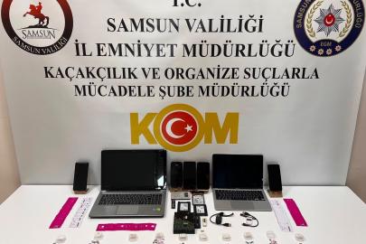 Samsun’da açık SİM kart operasyonu: 263 açık hat ele geçirildi