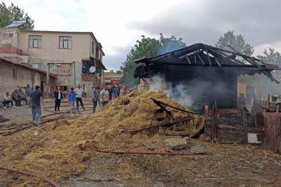 Samsun’da ambarda yangın: 7 ton buğday küle döndü