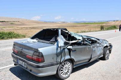 Samsun’da otomobil ile kamyonet çarpıştı: 2’si ağır 6 yaralı