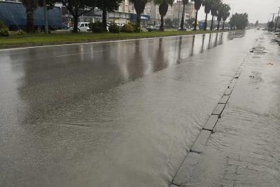 Samsun’da sağanak etkili oldu