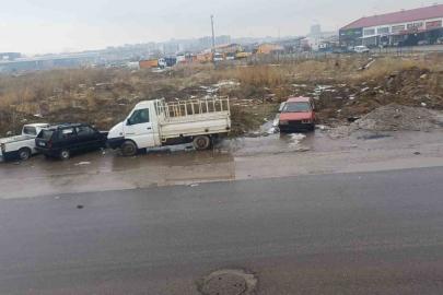 Sanayi sitelerinde ki atıl araçlar kaldırılıyor