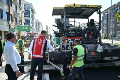 Savaştepe caddesi modern yüzüne kavuştu