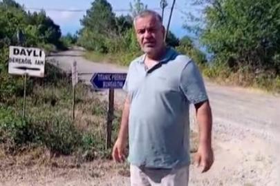 Sinop’ta 27 yıldır yapılmayan şehitlik yolu için yetkililere çağrı