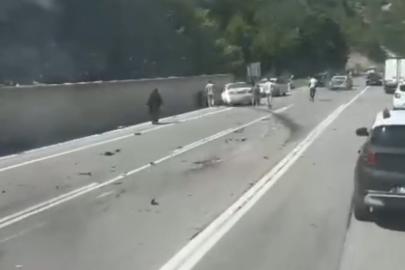 Sinop’ta zincirleme trafik kazası: 6 yaralı