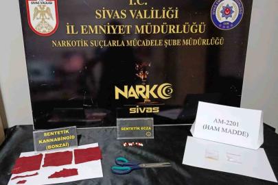 Sivas’ta narkotik operasyonu: 3 tutuklama