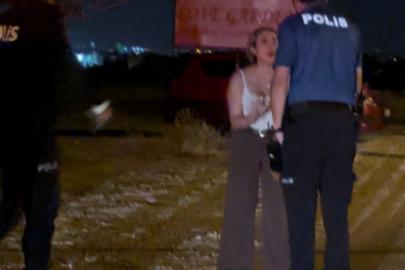 Stüdyo bahçesinde darp edilen kadını polis kurtardı