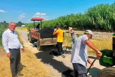 Sultanhisar’da yol bakım ve onarım çalışmaları sürüyor