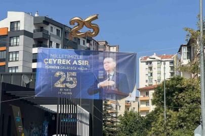 Talas’ta AK Parti’nin 25. Yıldönümü’nde coşkulu kutlama