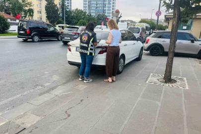 Tartıştığı sürücünün önünde ani fren yaparak gitmesini engelledi