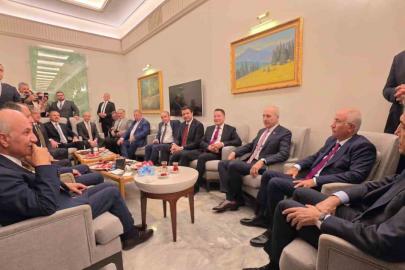 TBMM Başkanı Kurtulmuş’tan kulis ziyareti