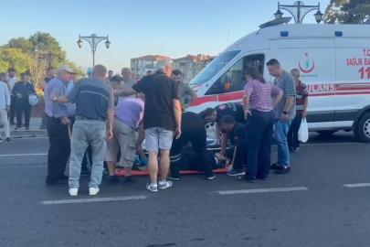 Tekirdağ’da otomobil yayalara çarptı: 2 kadın yaralandı