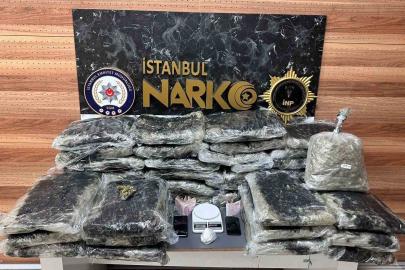 Ticari taksiyle uyuşturucu sevkiyatı polise takıldı