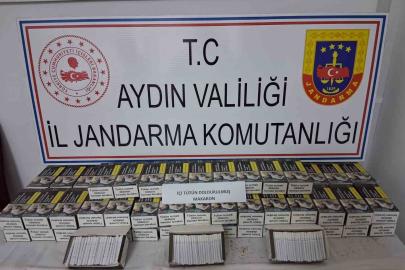 Tünelde kaçak makaron ele geçirildi