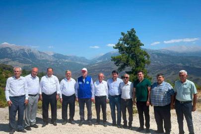 TZOB Genel Başkanı Bayraktar, Seydikemer’deki yangın bölgesinde incelemelerde bulundu