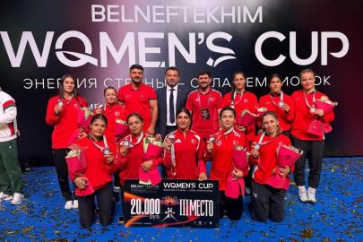 U23 Belneftekhim Women’s Cup’ta milliler, takım halinde 3. oldu