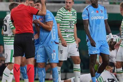 UEFA Avrupa Ligi: Ferencvaros: 1 - Trabzonspor: 0 (İlk yarı)