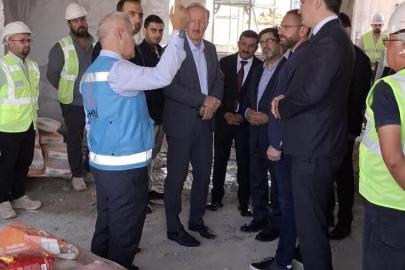 Ulaştırma Bakan Yardımcısı İzkurt’tan yapımı devam eden havalimanında inceleme