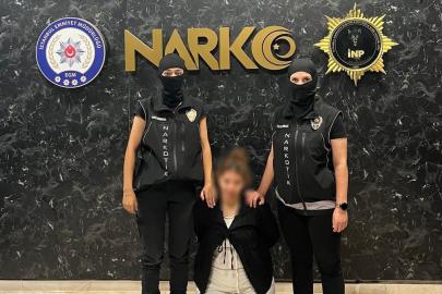 Uluslararası çapta kırmızı bültenle aranan Faslı uyuşturucu kaçakçısı kadın İstanbul’da yakalandı