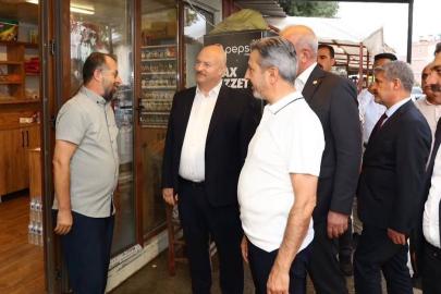 Vali Küçük, Besni’de esnafın talep ve önerilerini dinledi