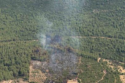 Yatağan’da korkutan zirai yangın kontrol altına alındı