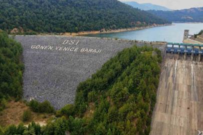 Yaz sıcakları Gönen-Yenice Barajı’nın su seviyesini yüzde 10 düşürdü