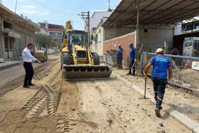 Yenipazar Belediyesi yol yenileme çalışmalarını sürdürüyor