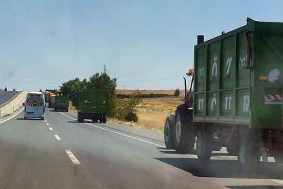 Yozgat’ta hasat sezonuyla birlikte trafikte yoğunluk arttı
