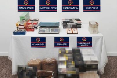 Yozgat’ta kaçak tütün operasyonunda 34 bin makaron ele geçirildi