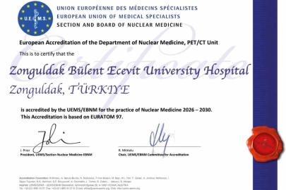 ZBEÜ Hastanesi PET/CT Ünitesine Avrupa akreditasyonu