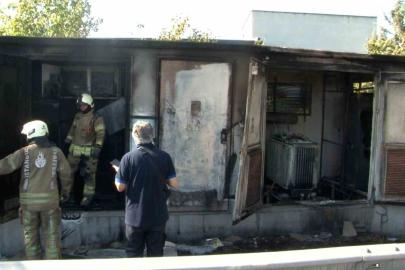 Zeytinburnu’nda trafo alevlere teslim oldu
