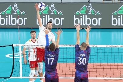 2026 CEV Erkekler Avrupa Voleybol Şampiyonası: Fransa: 3 - Türkiye: 0