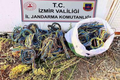 700 bin TL’lik kablo hırsızları suçüstü yakalandı