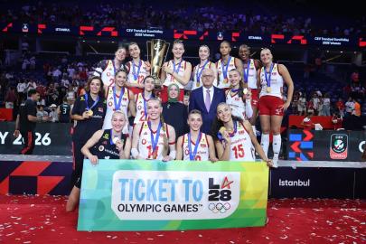 A Milli Kadın Voleybol Takımı, Los Angeles 2028 Olimpiyat Oyunları biletini aldı