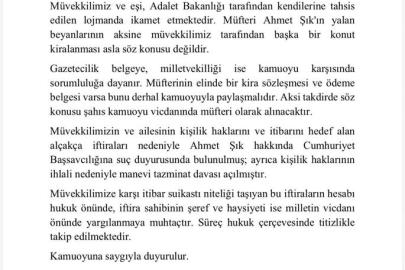Adalet Bakanı Gürlek’in avukatından Şık’a suç duyurusu