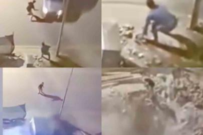 Ağabeyine çarptıktan sonra aracıyla çukura uçan sürücü tutuklandı